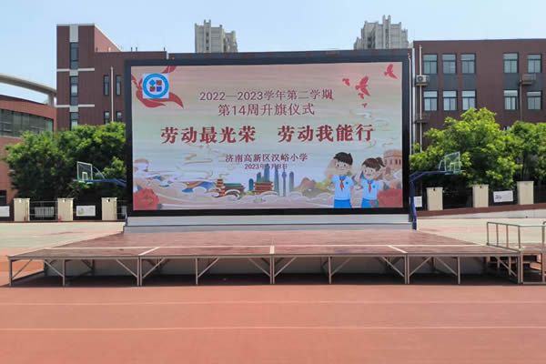 舞臺背景墻尺寸6*10米，配多大的LED顯示屏合適？
